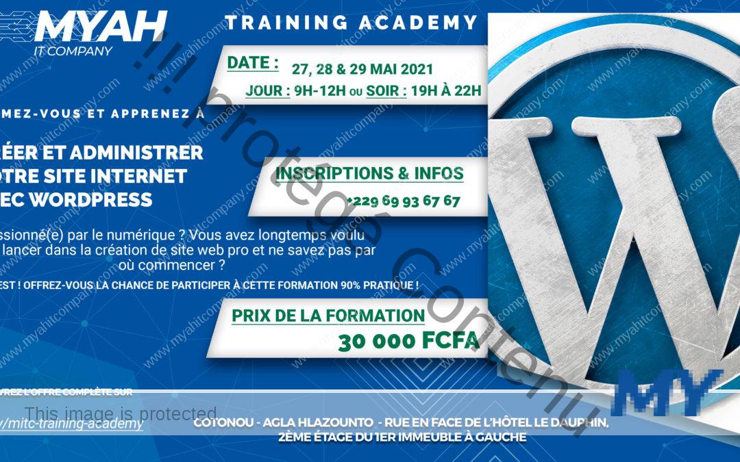 Formation en création et administration de sites internet avec wordpress
