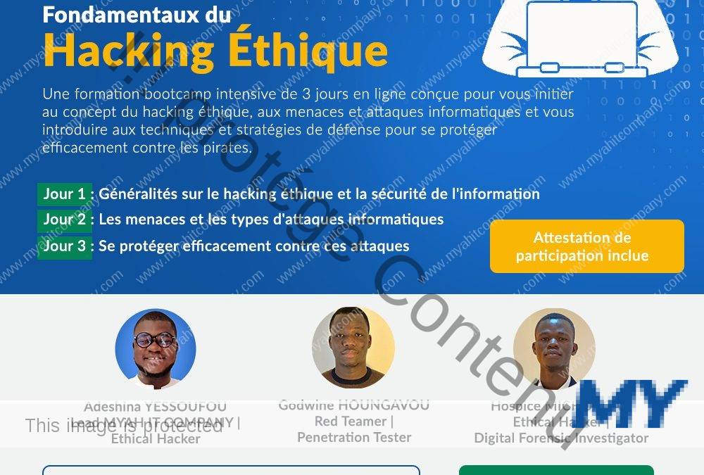 Virtual Bootcamp : Fondamentaux du Hacking Ethique