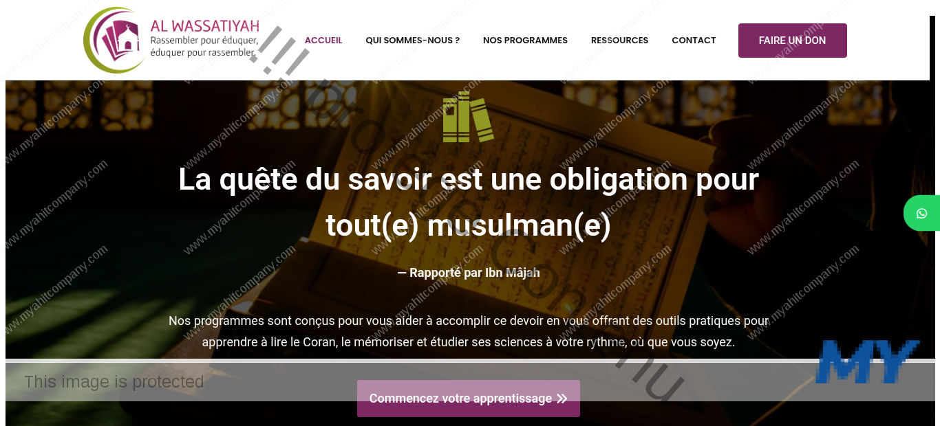 Site AL WASSATIYAH _ Votre guide pour l’éducation islamique pratique